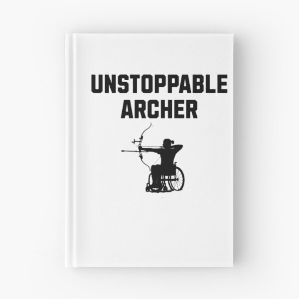 Item preview, Para archery wheelchair support unstoppable men women designed and sold by Jeangel97.