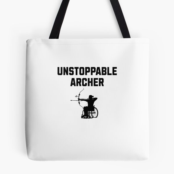 Item preview, Para archery wheelchair support unstoppable men women designed and sold by Jeangel97.