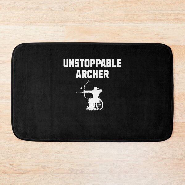 Item preview, Para archery wheelchair support unstoppable men women designed and sold by Jeangel97.