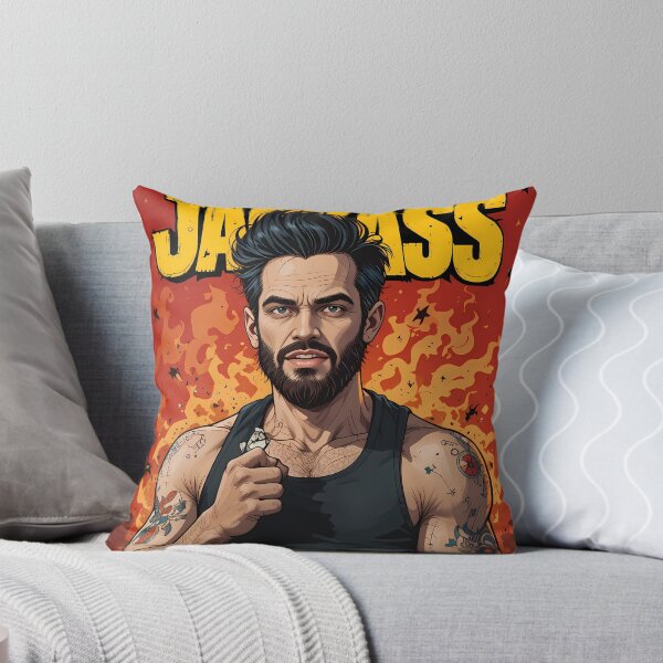 Item preview, Jackass Art Portrait Series Bold Edgy Character Tattoos designed and sold by ART ATTACK ZONE.