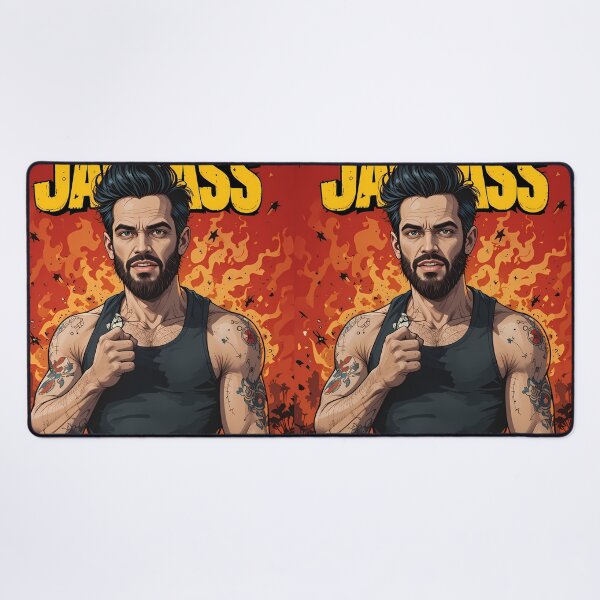 Item preview, Jackass Art Portrait Series Bold Edgy Character Tattoos designed and sold by ART ATTACK ZONE.