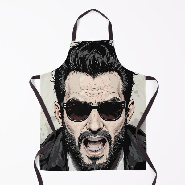 Item preview, Jackass Glasses Portrait Sun Bold Edgy Character Tattoos designed and sold by ART ATTACK ZONE.