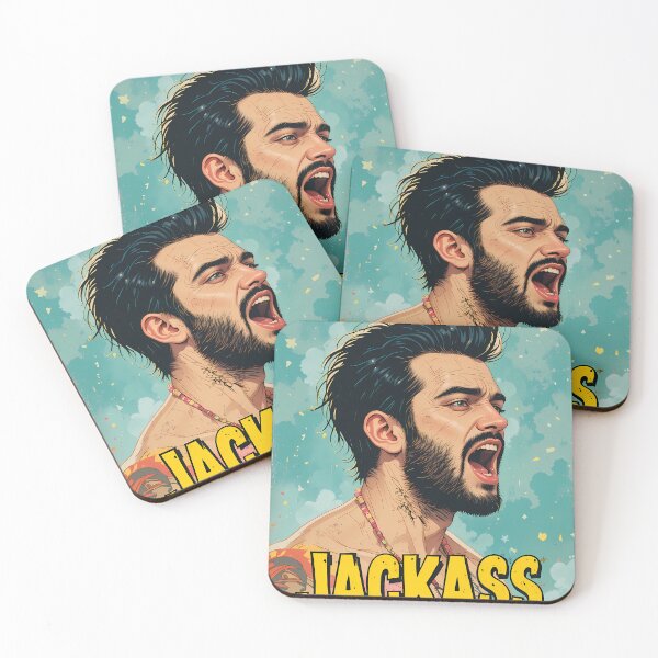 Item preview, Rock Jackass Street Design Bold Edgy Character Tattoos designed and sold by ART ATTACK ZONE.