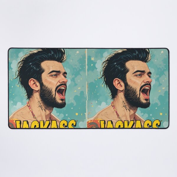 Item preview, Rock Jackass Street Design Bold Edgy Character Tattoos designed and sold by ART ATTACK ZONE.