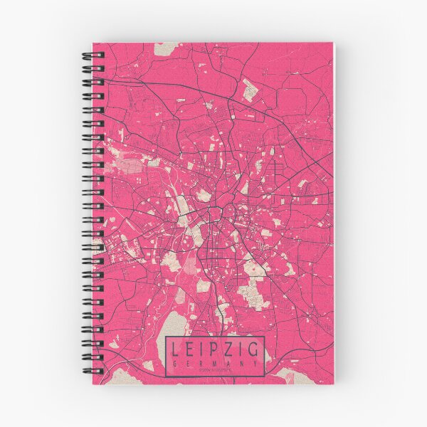 Item preview, Leipzig City Map of Germany - Blossom designed and sold by deMAP.