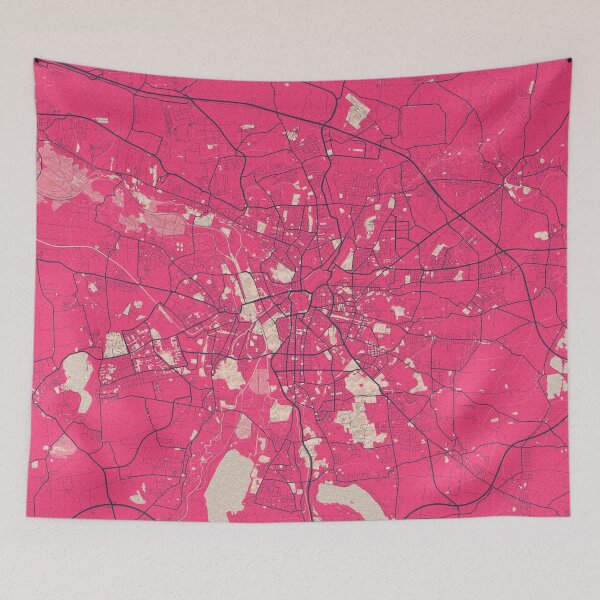 Item preview, Leipzig City Map of Germany - Blossom designed and sold by deMAP.