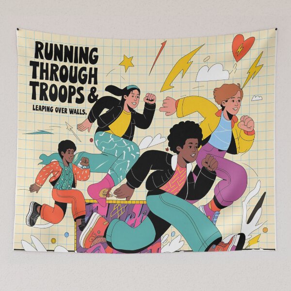 Item preview, Running Through Troops designed and sold by ChristCentered.