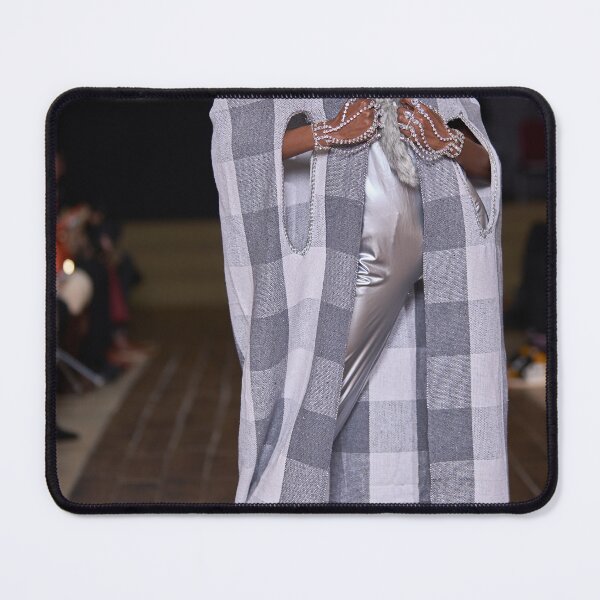 Item preview, Beautiful Runway Model Wearing a Grey and Silver Design designed and sold by lessplay.