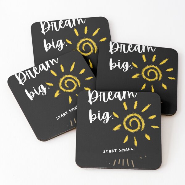 Item preview, Dream big, start small, inspirational design with sun designed and sold by JenniferCreaArte .