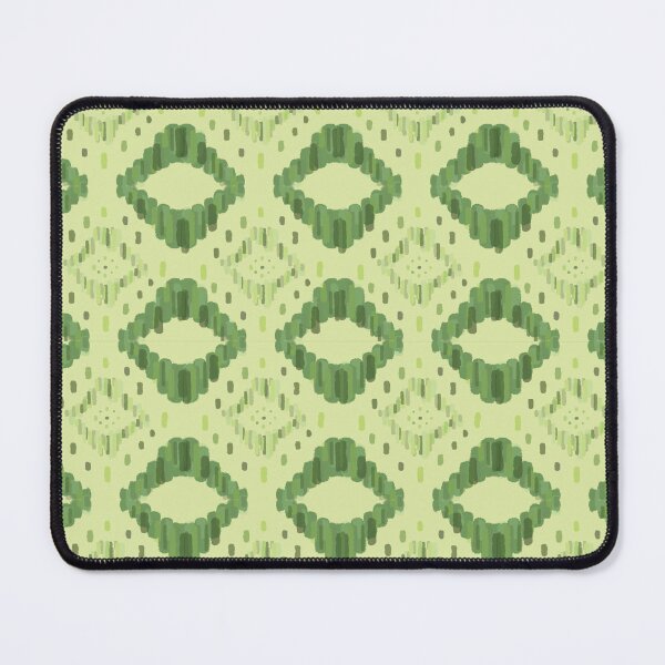 Item preview, Ikat green and floral pattern designed and sold by Raiserdesign33.