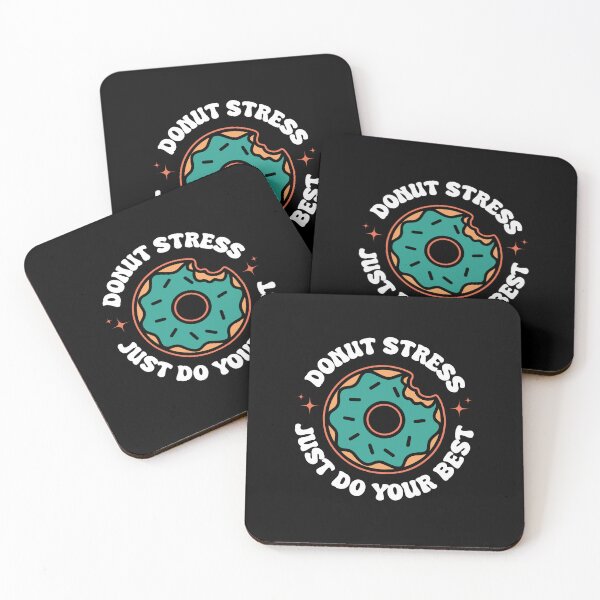Item preview, Donut stress just do your best - funny retro designed and sold by Chonkz.