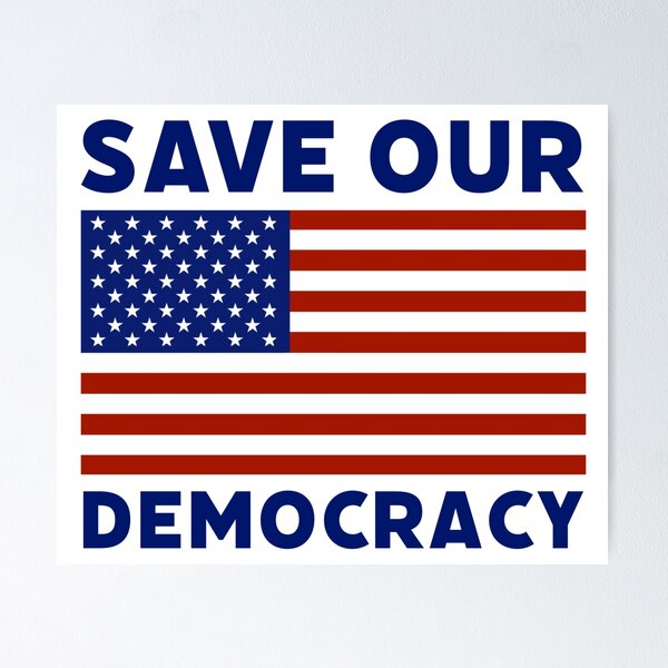 Item preview, Save our democracy  designed and sold by Rachel the Artist .