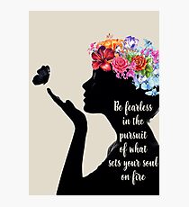 Flower girl Photographic Print