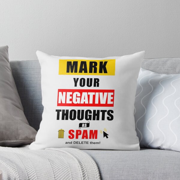 Item preview, Mark Your Negative Thoughts as Spam designed and sold by SalonOfArt.