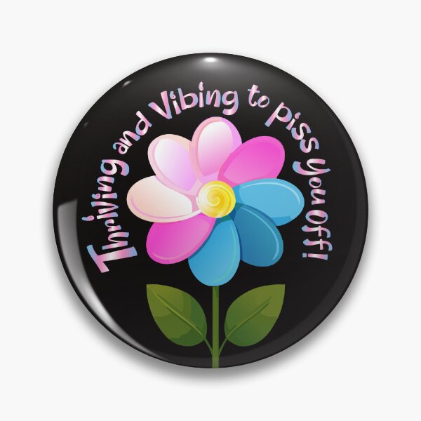 Item preview, Alternate Thriving and Vibing: Trans Pride Flower Design designed and sold by FaitrixDesigns.