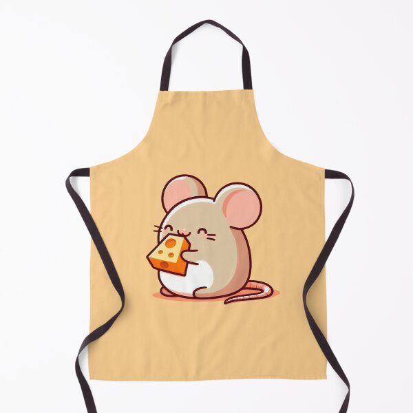 Item preview, Cute Chibi Mouse Eating Cheese  designed and sold by Sweet Chibi Dreams.