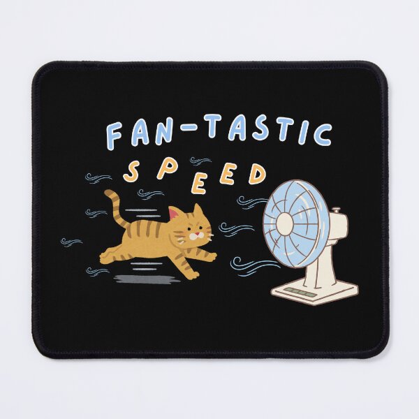 Item preview, Fantastic Speed - Funny Cat with Fan designed and sold by tnwbank.