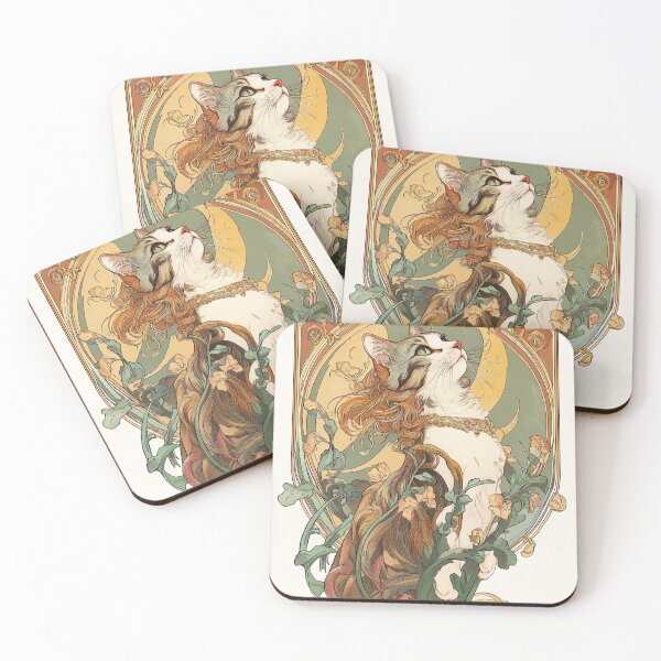 Item preview, Cats of Art Nuvo | Bengal_02 designed and sold by TailTalesJP.