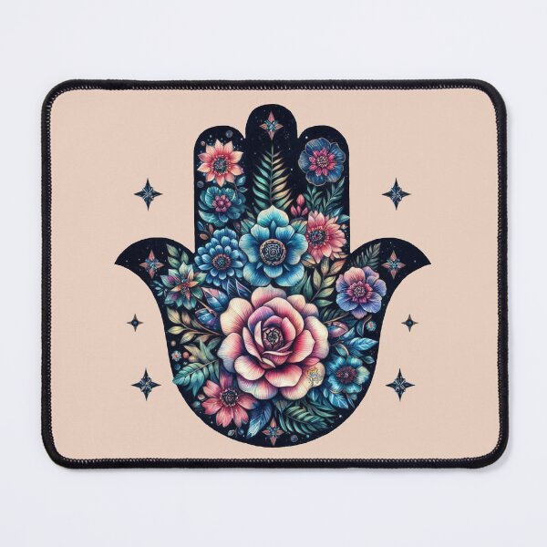 Item preview, Midnight Meadow Hamsa designed and sold by CAutumnTrapp.