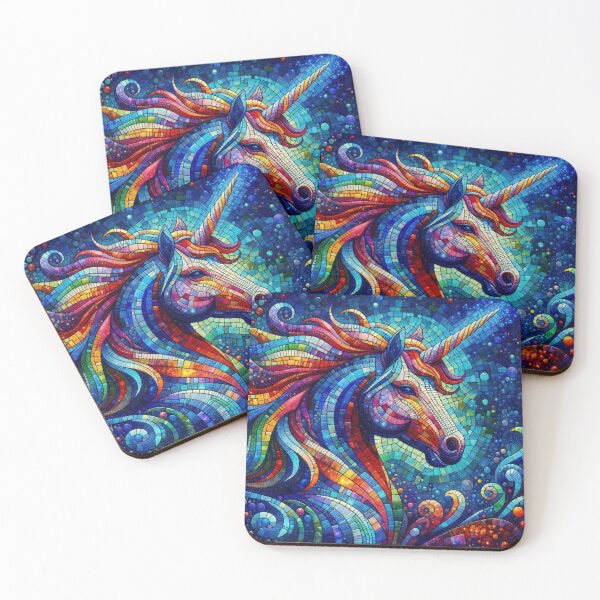 Item preview, Mosaic Unicorn designed and sold by purplesensation.