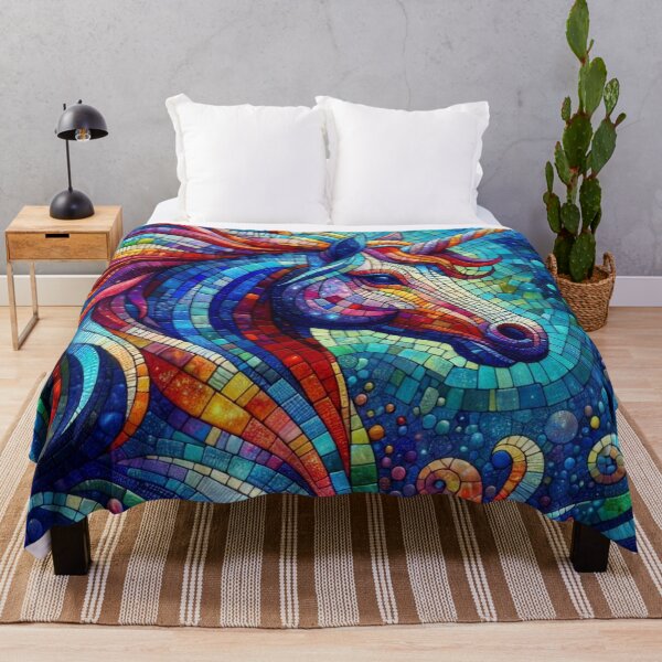 Item preview, Mosaic Unicorn designed and sold by purplesensation.