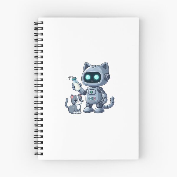Item preview, Cat Robot With Kitty designed and sold by CosmicPalace.