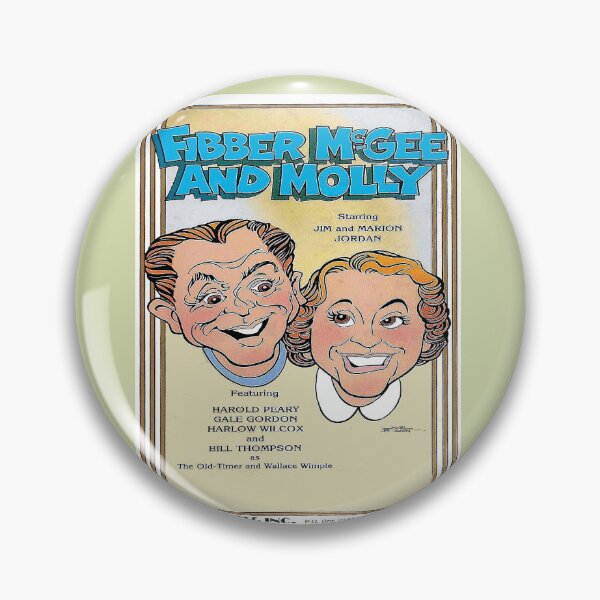 Item preview, Fibber McGee and Molly Vintage 1934 Radio Program and Film Print designed and sold by posterbobs.