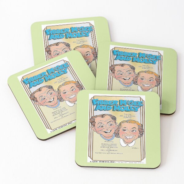 Item preview, Fibber McGee and Molly Vintage 1934 Radio Program and Film Print designed and sold by posterbobs.
