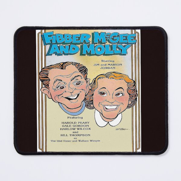 Item preview, Fibber McGee and Molly Vintage 1934 Radio Program and Film Print designed and sold by posterbobs.