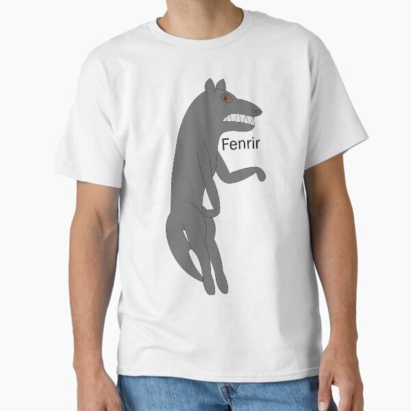 Aperçu de l'œuvre Alphabet des mythes 6 : Fenrir créée et vendue par AlexMeansArt.