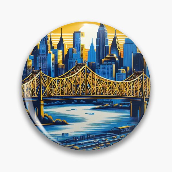 Item preview, Queens New York Downtown designed and sold by vectcd.