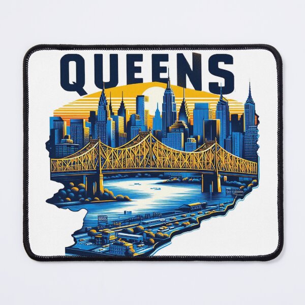 Item preview, Queens New York Downtown designed and sold by vectcd.