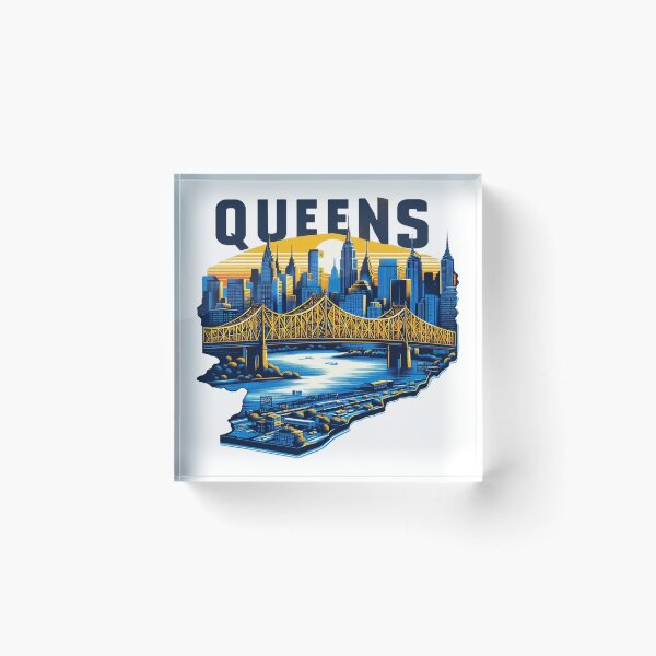 Item preview, Queens New York Downtown designed and sold by vectcd.