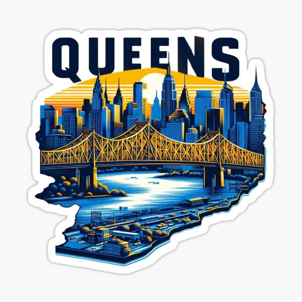 Artikel-Vorschau von Queens New York Innenstadt, designt und verkauft von vectcd.