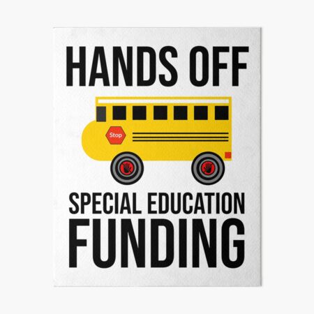 Item preview, Hands off special education funding  designed and sold by Rachel the Artist .