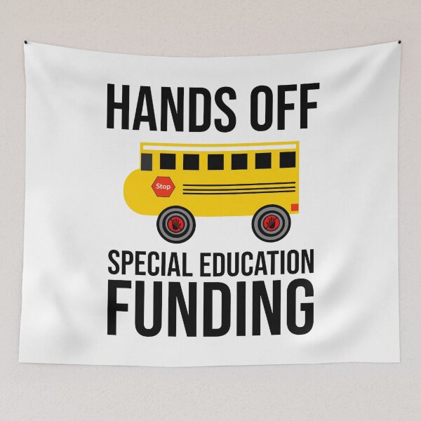 Item preview, Hands off special education funding  designed and sold by Rachel the Artist .