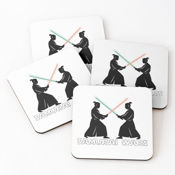 Item preview, Samurai Duel | Sword Fight Scene | Japanese Warrior Art-Lightsaber designed and sold by Cozzicozzy888 | Japanese Food & Culture Art.