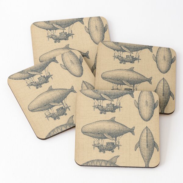 Item preview, Whale Airship - Lost Blueprints designed and sold by AbstractAnom.