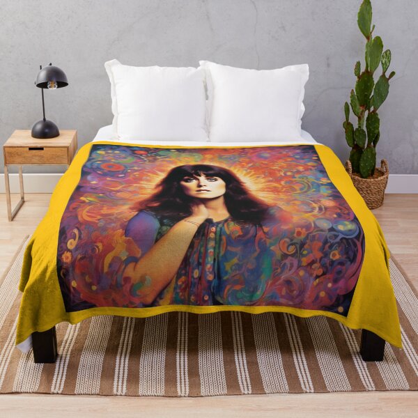 Item preview, "Psychedelic Portrait of Grace Slick: A Journey to the '60s" designed and sold by Artisticanvas.