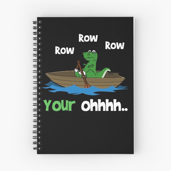 Item preview, Row Row Row Your OH! Short Arms Joke Dinosaur designed and sold by SassyYetClassy.