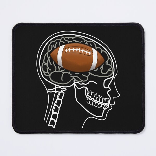 Item preview, Funny X-ray American Football on Human Brain designed and sold by Jaudaux Designs.