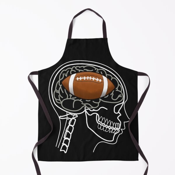Item preview, Funny X-ray American Football on Human Brain designed and sold by Jaudaux Designs.