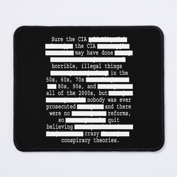 Item preview, CIA redacted. designed and sold by Allen Peterson.