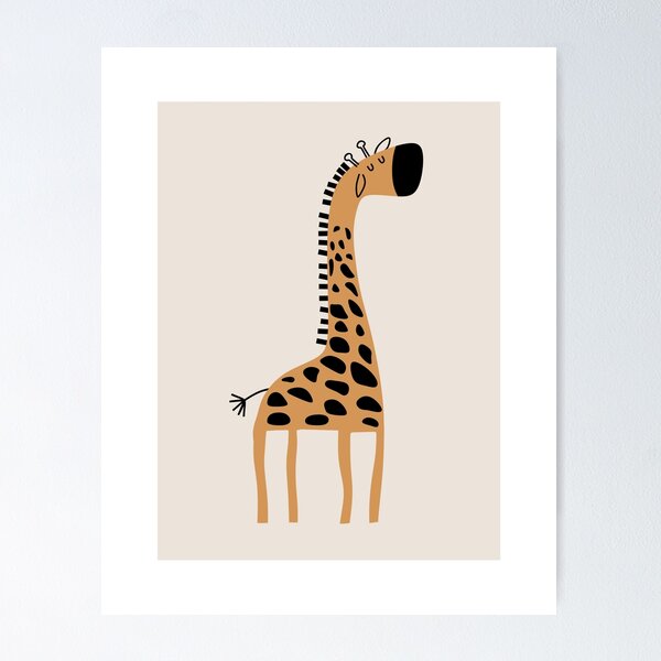 Item preview, Giraffe Art Print, Nursery Wall Art, Safari Nursery Prints, Neutral Nursery Decor, Art by Synplus designed and sold by synplus.