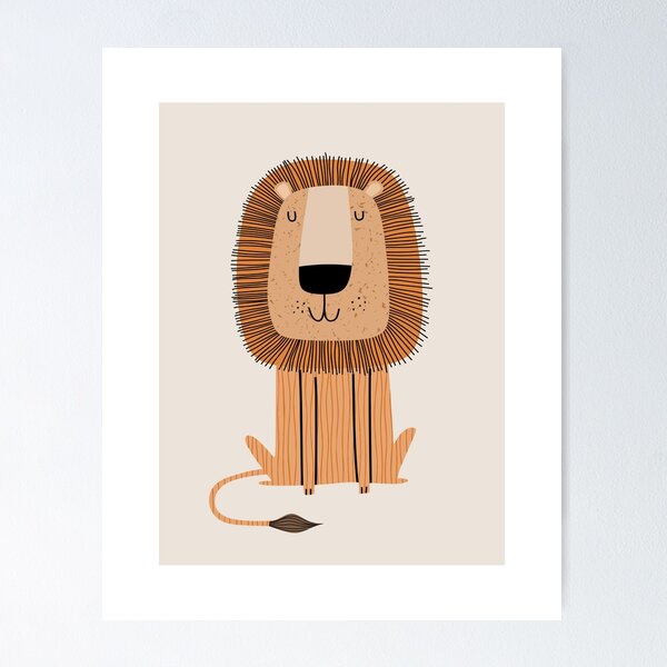 Item preview, Lion Art Print, Nursery Wall Art, Safari Nursery Prints, Neutral Nursery Decor, Art by Synplus designed and sold by synplus.