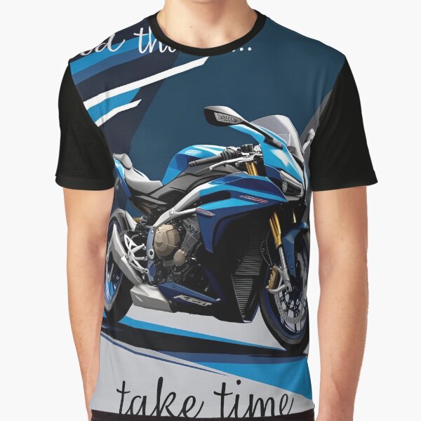 Item preview, Luxury blue sports bikes with motivational quotes, modern motorcycles designed and sold by gredadesigns.