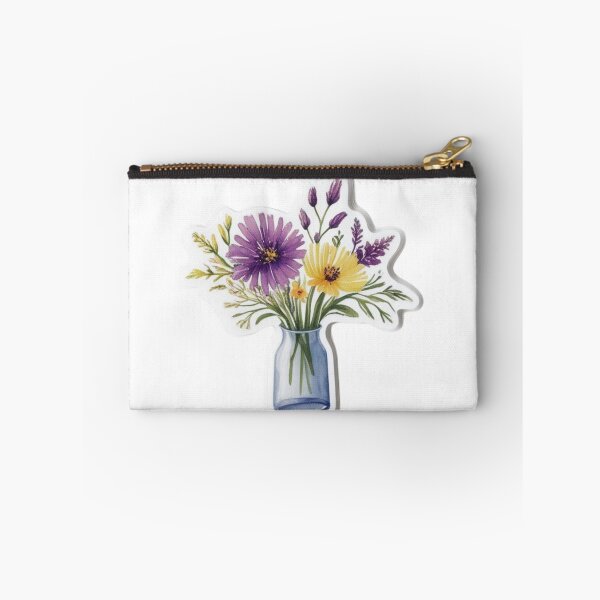 Item preview, Watercolor Wildflower Stickers – Transparent Floral Stickers for Laptops & Journals designed and sold by STmez Design.
