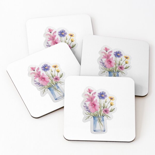 Item preview, Wildflower Transparent Sticker – Watercolor Floral Designs for DIY Projects designed and sold by STmez Design.