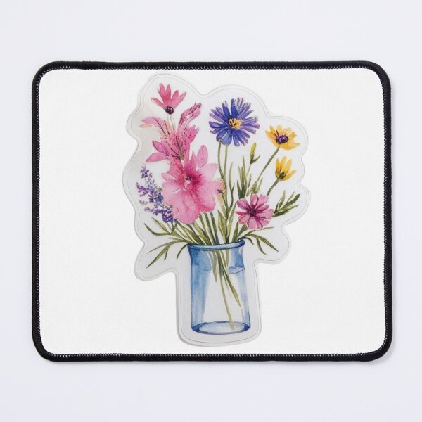Item preview, Wildflower Transparent Sticker – Watercolor Floral Designs for DIY Projects designed and sold by STmez Design.