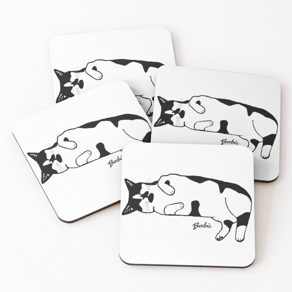 Item preview, Classic Kitty Relaxing and Sleeping Manx who is a Cute Bobtail Gift designed and sold by Beebis.